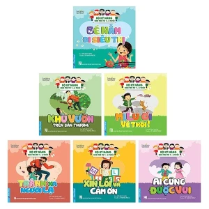 Bộ Sách Kỹ Năng Cho Trẻ Từ 1-6 Tuổi (Bộ 6 Cuốn)