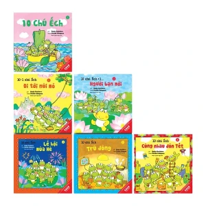 Bộ Sách Tranh Ehon Nhật Bản 10 Chú Ếchs - Phần 1 (Tập 1 Tập 6)