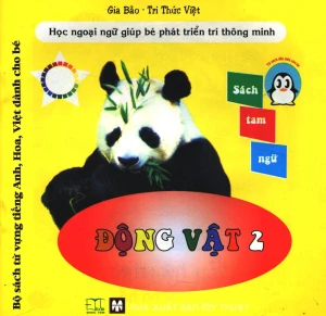 Bộ Sách Từ Vựng Tiếng Anh, Hoa, Việt Dành Cho Bé - Động Vật 2