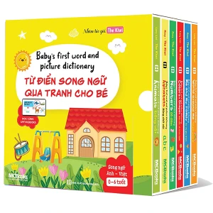 Box Set Baby S First Word And Picture Dictionary - Từ Điển Song Ngữ Qua Tranh Cho Bé (6 Cuốn)