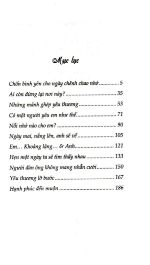 Chốn Bình Yên Cho Ngày Chênh Chao Nhớ