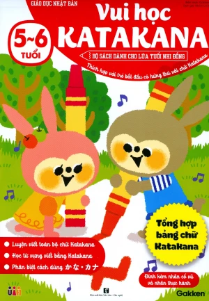 Giáo Dục Nhật Bản - Vui học Katakana (Tuổi 5-6)
