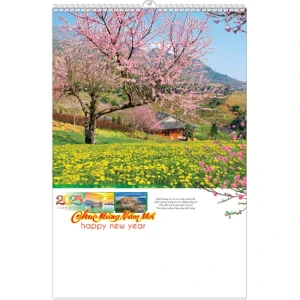 Lịch Lò Xo 7 tờ 2025 - PHONG CẢNH VIỆT NAM ( MT17 )