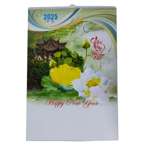 Lịch Lò Xo 7 tờ ( HT51 ) 2025 - Sen Việt