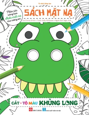Sách Mặt Nạ - Cắt Tô Màu Khủng Long