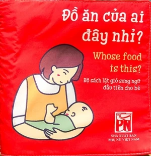 Sách vải lật giở song ngữ-Đồ ăn của ai đây nhỉ?