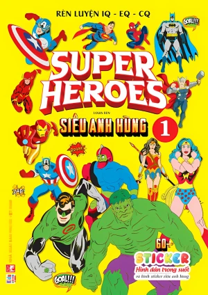 Supper Heroes - Siêu anh hùng T1 - sticker trong suốt