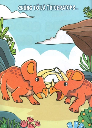 Tranh Tô Màu Vương Quốc Khủng Long - Cuộc Sống Bầy Đàn (Tái Bản 2018)