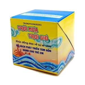 Trời mưa trời gió -Popup hộp vuông