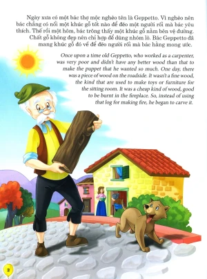 Truyện Song Ngữ Anh - Việt: Pinocchio