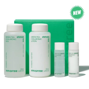 Bộ Sản Phẩm Chăm Sóc Da Từ Trà Xanh Innisfree Green Tea Hyaluronic (4 món)