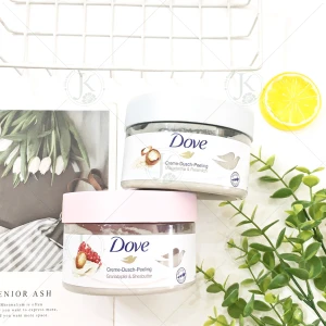 (Bản Đức) Kem tẩy tế bào chết toàn thân Dove Creme Dusch Peeling 225ml