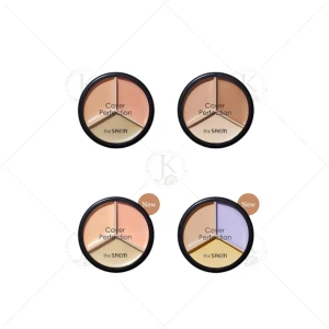 Che Khuyết Điểm Triệt Sắc The Saem Cover Perfection Triple Pot Concealer 4.5g