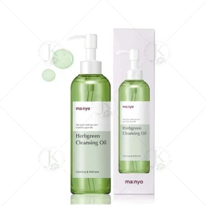 Dầu Tẩy Trang Dịu Nhẹ, Giảm Nhờn Manyo Herbgreen Cleansing Oil 200ml (XANH LÁ)