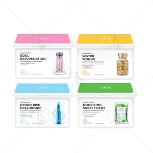 (Hộp 30 miếng) Mặt Nạ Giấy Dưỡng ẩm Wonjin Effect Concentrated Essence Mask 350g