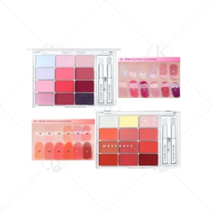 (HSD T1/2026) Bảng Son 12 Ô Wakemake Soft Coloring Lip Palette 12g