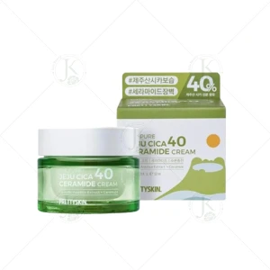 Kem Dưỡng Rau Má, Dưỡng Trắng PrettySkin The Pure Jeju Cica 40 Ceramide Cream 52ml