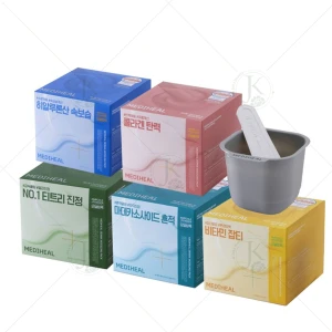 Mặt nạ thạch dẻo cấp ẩm, dịu da Mediheal Derma Modeling Pack Double Set (2 gói tinh chất, 2 gói bột)