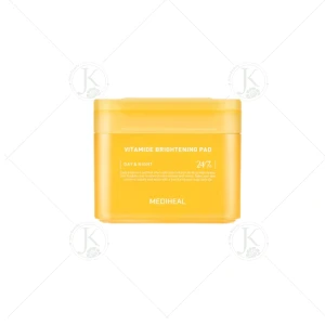 Miếng Bông Dưỡng ẩm, Sáng Da Mediheal Vitamide Brightening Pad 180ml (100 miếng)