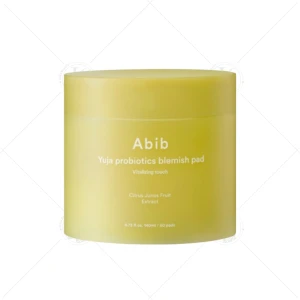 Miếng Bông Dưỡng Sáng Da Abib Yuja Probiotics Blemish Pad 140ml (60 Miếng)
