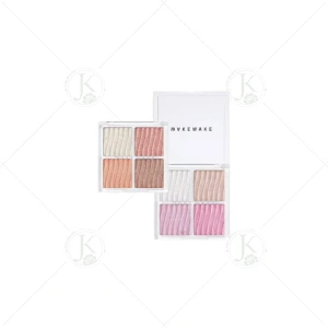 Phấn Bắt Sáng 4 Ô Wakemake Glow Contouring Highlighter Palette 7.8g