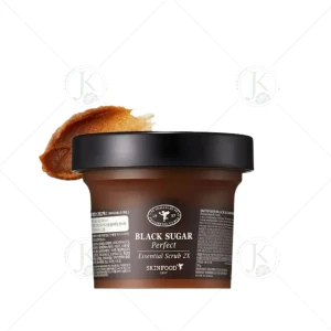 Tẩy Da Chết Đường Đen Skinfood Black Sugar Perfect Essential Scrub 2X 100g (HSD T8/2026)