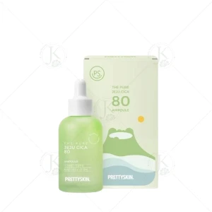 Tinh Chất Rau Má, Giảm Mụn PrettySkin The Pure Jeju Cica 80 Ampoule 50ml