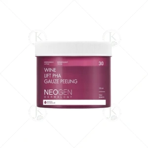 Toner Pad Rượu Vang, Tẩy Da Chết Neogen Wine Lift PHA Gauze Peeling 190ml (30 miếng)