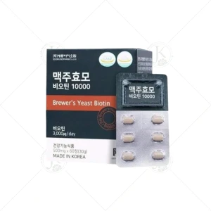 Viên Uống Hỗ Trợ Mọc Tóc, Giảm Rụng Tóc Sejong Biopharm Brewer's Yeast Biotin (60 viên)