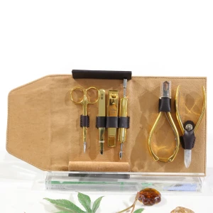 Bộ quà tặng cao cấp Kềm Nghĩa mạ vàng 24K GS.02 PT
