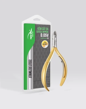 Kềm cắt da Kềm Nghĩa thép không gỉ mạ vàng D.05V