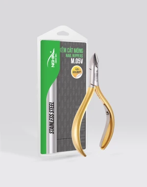 Kềm cắt móng Kềm Nghĩa thép không gỉ mạ vàng M.05V