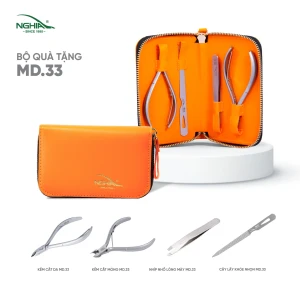 (Mẫu mới) Bộ quà tặng truyền thống Kềm Nghĩa MD.33