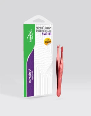 Nhíp nhổ lông mày Kềm Nghĩa nhiều màu N.401