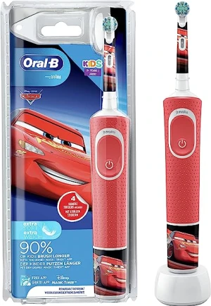 Bàn chải điện trẻ em Oral-B KIDS Cars cho bé trai, 1 chiếc