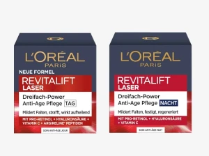 Bộ kem dưỡng ngày đêm Loreal Revitalift Laser X3 chống lão hóa, mờ nám, giảm nếp nhăn, 1 bộ