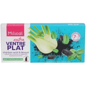 Chai uống Milical Extra Ventre Plat Detox thải độc ruột, giảm mỡ bụng, 7 ống x 10ml
