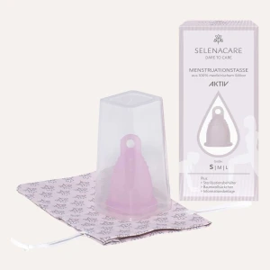 Cốc nguyệt san Selenacare Menstruationstasse size S, 1 chiếc