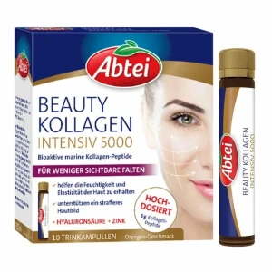 Collagen uống Abtei Beauty Kollagen Intensiv 5000 làm đẹp da, 10x25ml