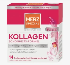Collagen uống Merz Spezial Kollagen Schönheits-Formel làm đẹp, trẻ hóa làn da, 14x25ml