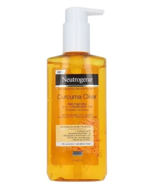 Gel rửa mặt tẩy trang Neutrogena Curcuma Clear 3in1 tinh chất nghệ, 200ml