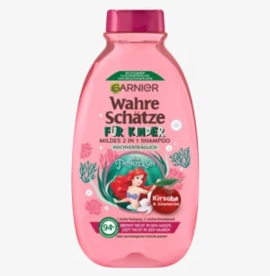 Gội xả trẻ em 2in1 Garnier Kinder Kirsche & Süssmandel chiết xuất trái anh đào và hạnh nhân, 300 ml