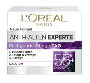 Kem dưỡng da Loreal Anti-Falten Experte 55+ giảm nếp nhăn tái tạo da ban ngày