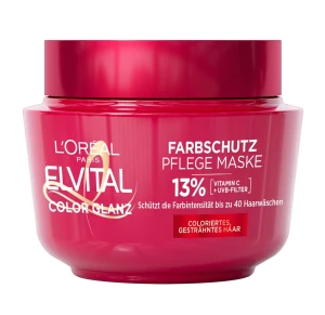 Kem ủ tóc Loreal Paris Elvital Color Glanz Pflege-Maske cho tóc nhuộm, 300ml