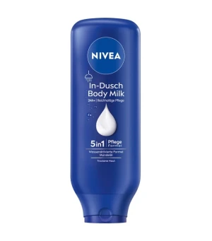 Kem xả dưỡng thể Nivea In-dusch Body Milk cho da khô, 400 ml