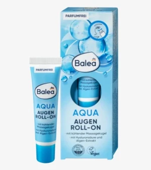 Lăn dưỡng mắt Balea AQUA Augen Roll-On giảm nếp nhăn, bọng mắt, 15ml