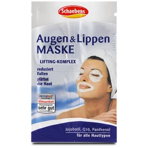 Mặt nạ Schaebens Augen & Lippen Maske cho vùng mắt và môi, 4 1,5ml