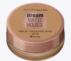Maybelline Dream Matte Mousse Make-up 48 Sun Beige - lớp nền hoàn hảo