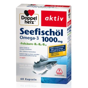Omega-3 Seefischöl 1000mg Doppelherz aktiv