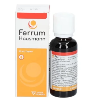 Sắt Ferrum Hausmann Tropfen dạng giọt cho trẻ sơ sinh và trẻ em, 30ml